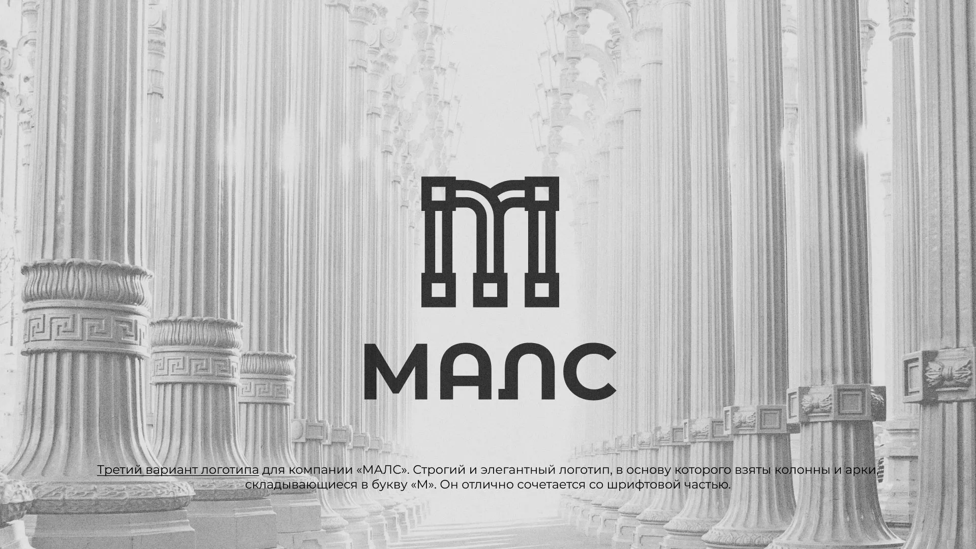 Разработка логотипа компании «МАЛС» в Дрезне